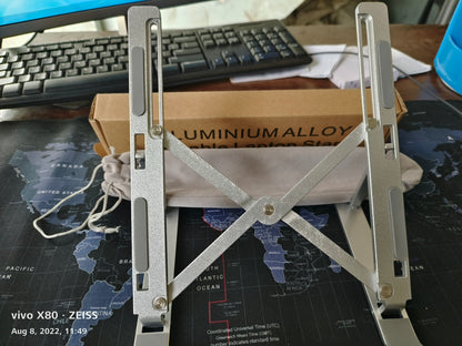 ADJUSTABLE LAPTOP TABLE STAND