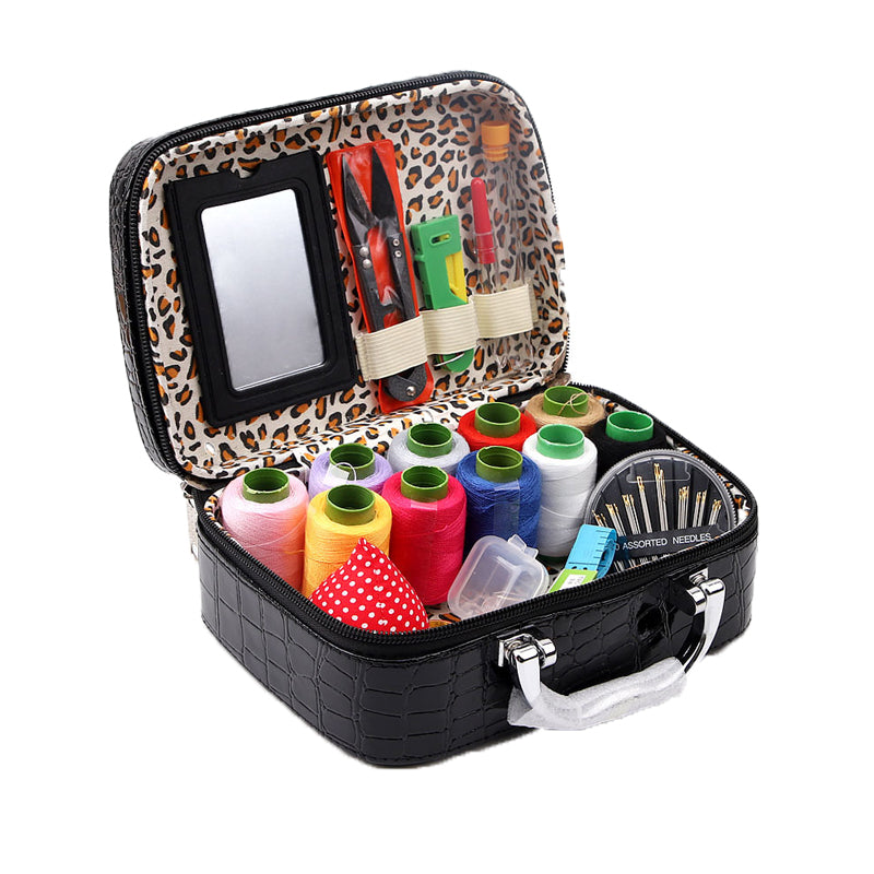 Latest Stylish Makeup Bag for Women | Cosmetic Bag | Jewellery Organizer | 20x13x8 cm Toiletry Box with Compact Magnifying Mirror for Travel (Multi-Colour)