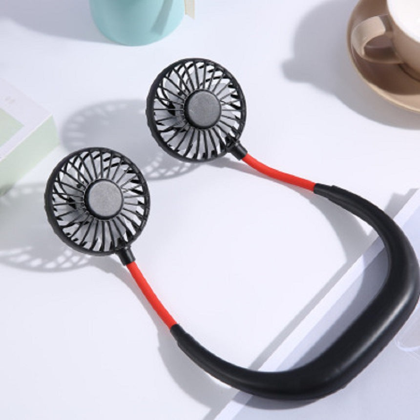 Neck Fan,Portable Neck Fans Rechargeable Personal Fans For Your Neck Wearable Fan Neck Air Conditioner Cooling Neck Fan With 360 Degree Rotation 2000mAh For Travel Sports