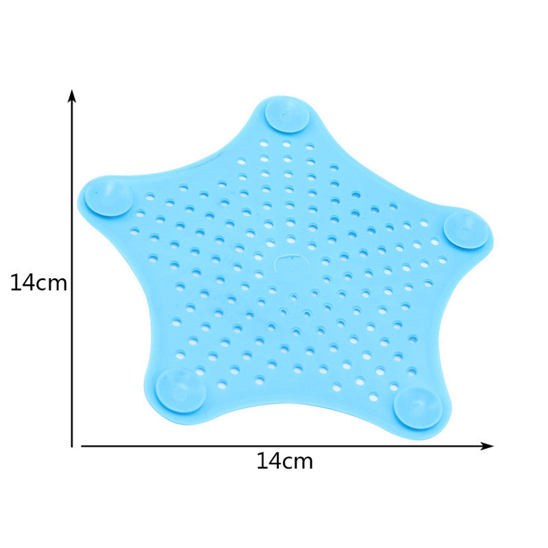 Star Shaped Silicone Bathroom Hair Catcher Sink Filter Drain/Strainer Catcher/Plastic Wash Jali for Kitchen/Wash Basin/Bathroom