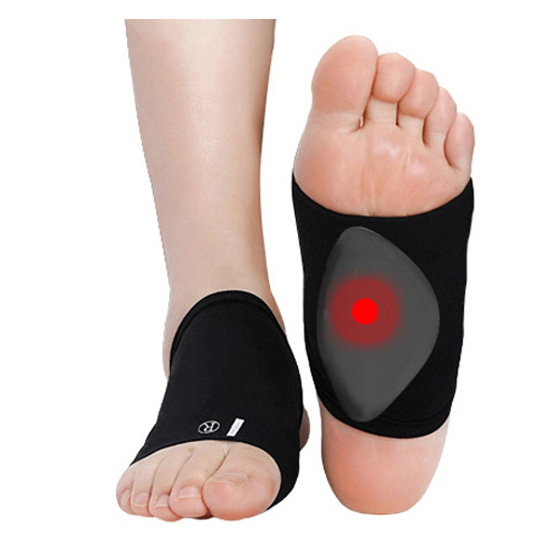 Flat Foot Arch Support for Men & Women | Medial Arch Support for Flat Feet Correction Sleeve with Cushion | Plantar Fasciitis Leg Foot Pain Relief Product