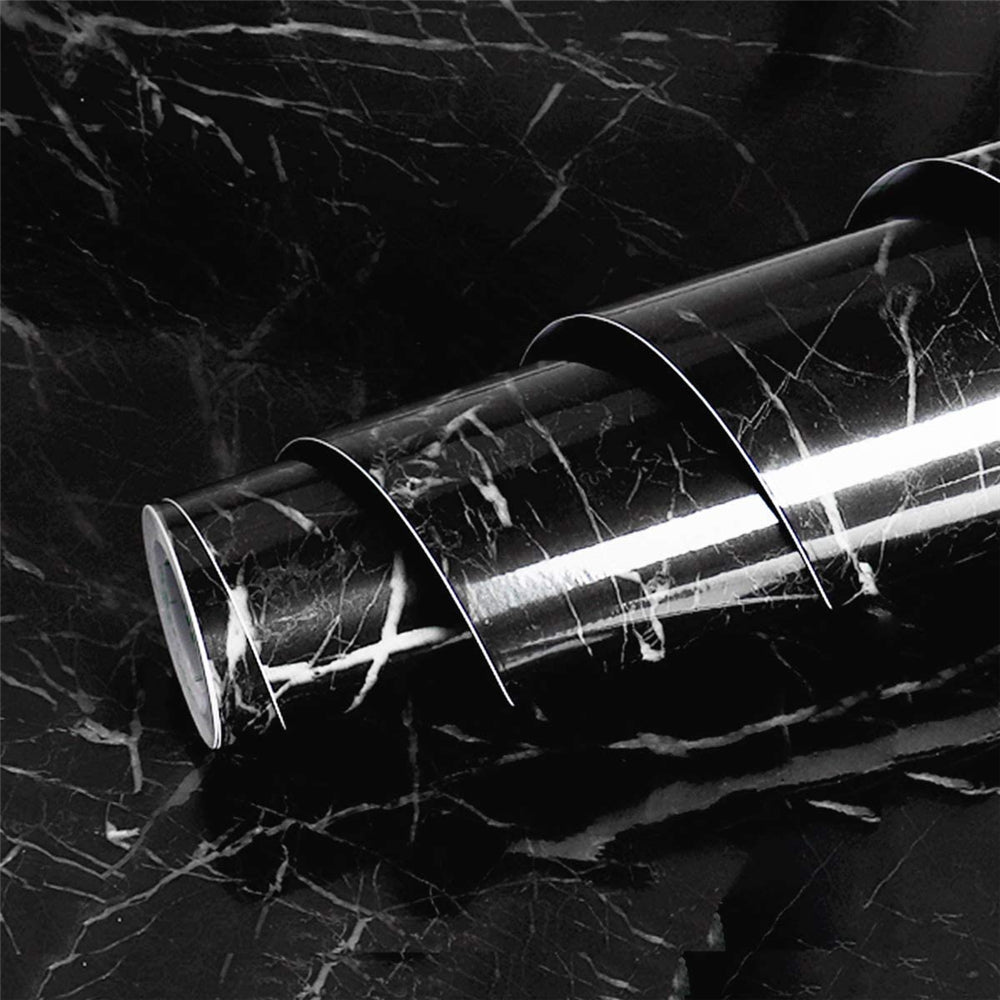 Black Marble Sticker Waterproof (60*200)