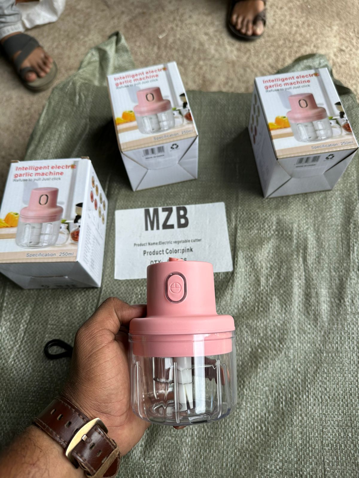 Mini Electric Garllic Food Chopper 250 ml