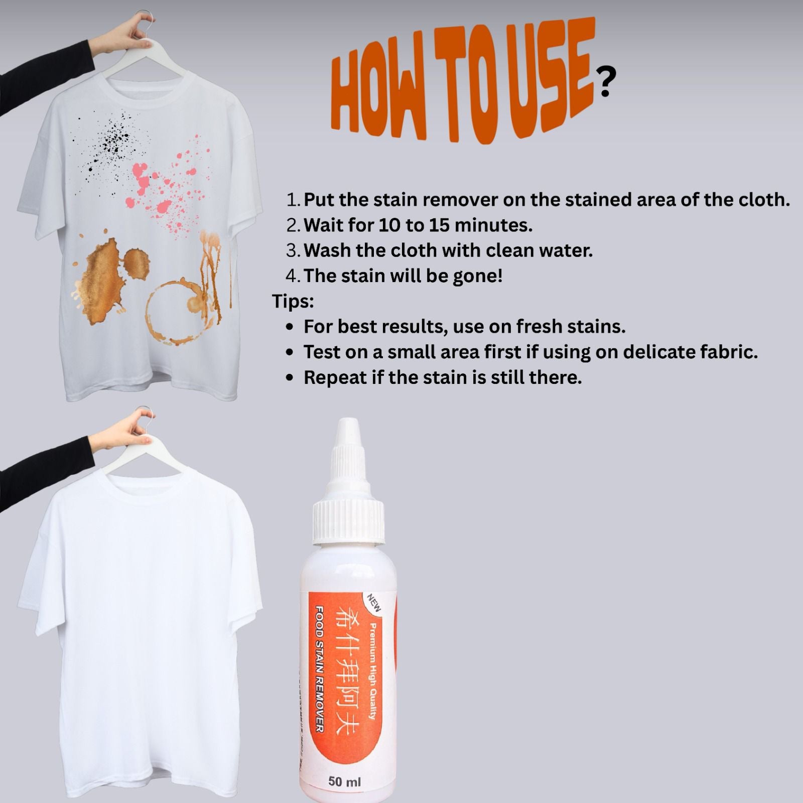 New Food Stain Remover