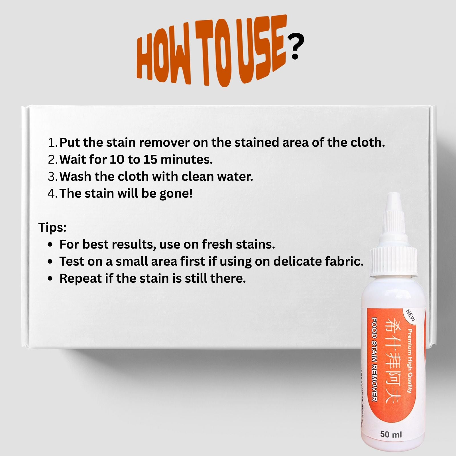 New Food Stain Remover