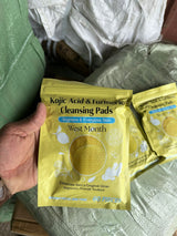Turmeric Kojic Acid Face Cleansing Foaming Pads