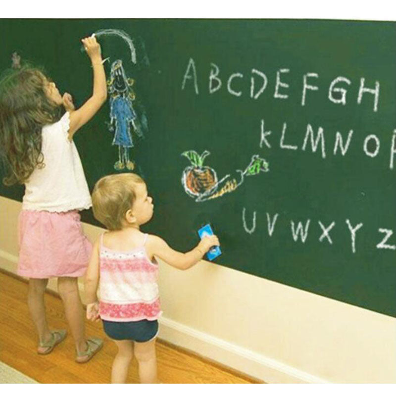 Green Board Wall Sticker Removable Decal Chalkboard With 5 Free Chalks For Home, School, Office, College, Room, Kitchen