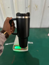 Thumbler Vaccum Sealed Cup With Straw