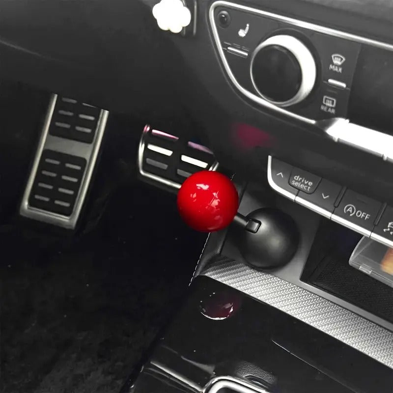 Push Button Start Lever, Car Push to Start Button Rocker, Car Engine Start Stop Button Joystick, Full Ball-bar Rocker Car Button Automotive One-Touch Start Button Cover Protector