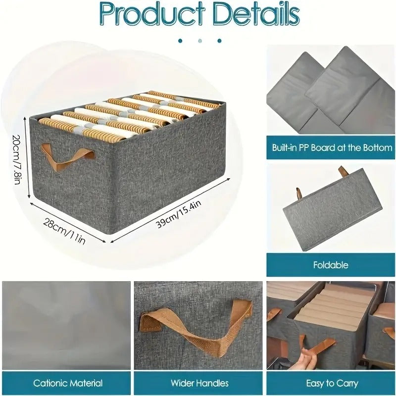 26 L Foldable Clothing Fabric Storage Box