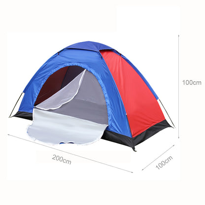 Picnic Camping Portable Polyester Tent (2 Person, Multicolor)