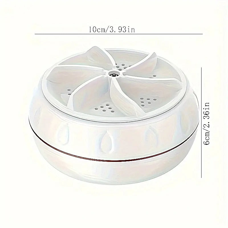 Ultrasonic Turbine Mini Washing Machine