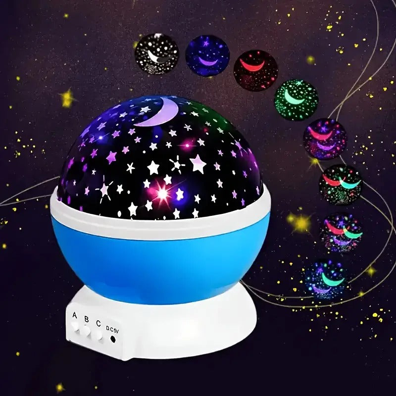 Star Master Galaxy Night Projector Lamp Ceiling Led Light 360 Rotating Colorful Lights Starry Space Projection Home Room Decoration Design, Toys Gift for Kids Boy Girl, Plastic, Multicolor