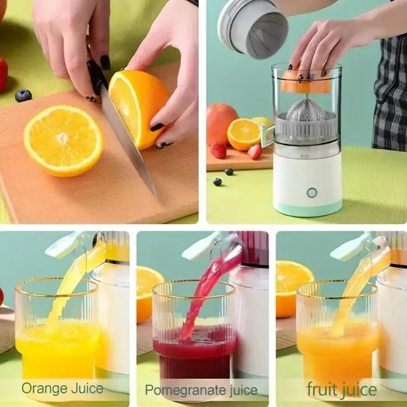 Rechargeable Citrus Juicer, Orange Juicer Squeezer, Mosambi Juicer, wireless Portable Juicer Blender with USB Charging Electric Fruit Juicer Machine for Travel & Kitchen purpose