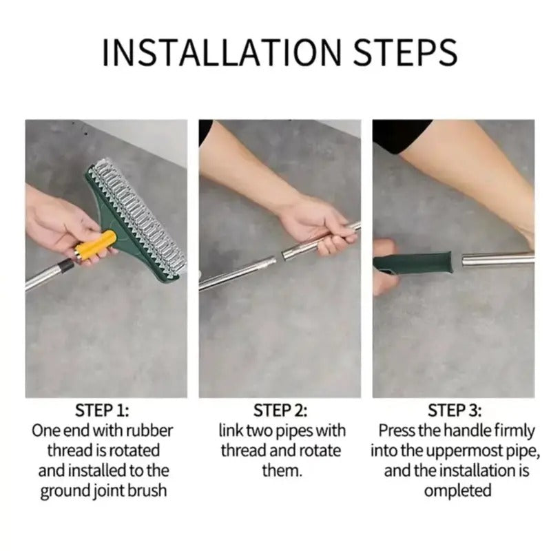 3-in-1 Bathroom Cleaning Brush with Wiper