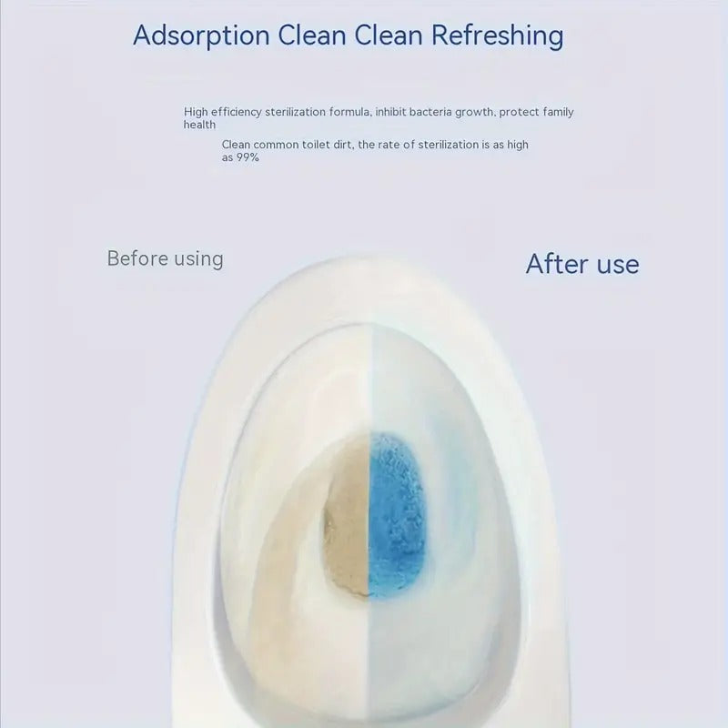 Automatic Toilet Bowl Cleaner - Powerful Deodorizing Flush Tablets for Bathroom Cleaning & Freshening