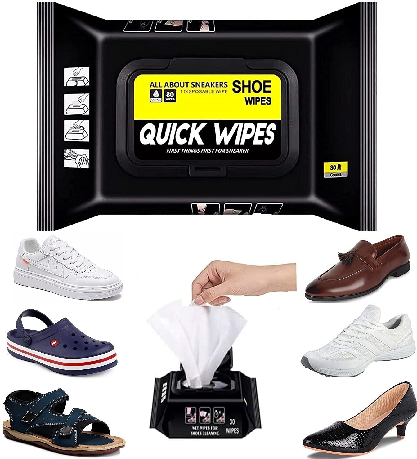 SHOE CLEANER WIPES