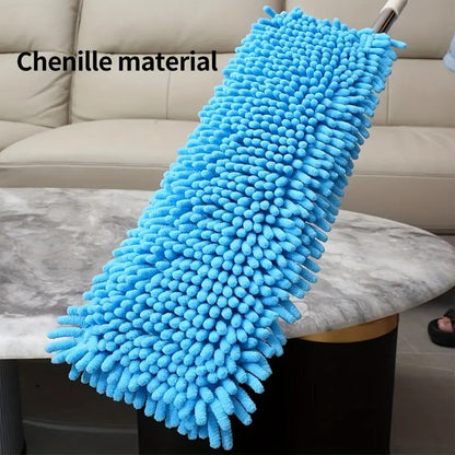 Multi-Purpose Microfiber Flat Mop for Dry & Wet Cleaning, 360 Degree Rotating Head and Telescopic Handle, Suitable for Floor, Glass, Ceiling and Walls-Multi Color