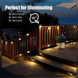 Solar Deck Lights Solar Step Lights (4 PIS)