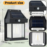 Solar motion Wall Bulb