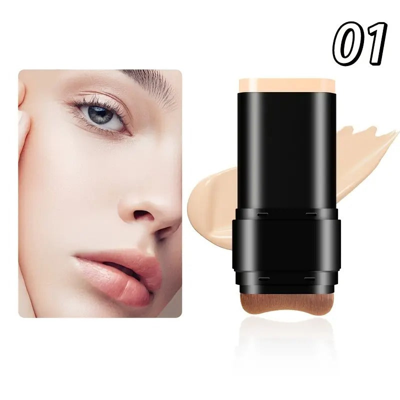 Velvet Matte Foundation Stick with Brush