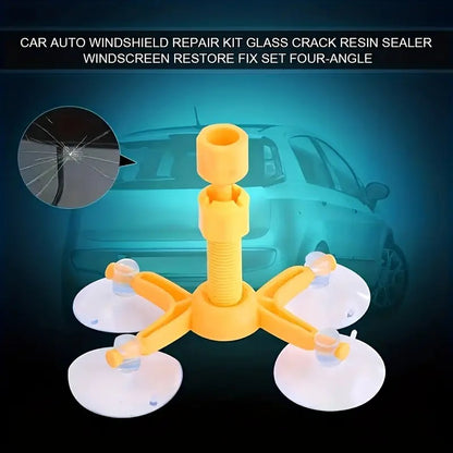 Windshield Repair Kit, Car Windshield Crack Repair Kit Glass Repair Kit for Repairing Auto Glasses Windshield/Cracks/Chip/Bulls-Eye/Spider Web/Star-Shaped/Half-Moon