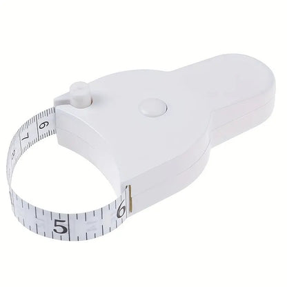 Body Measuring Tape with Lock Pin and Retractable Push Button 150 CM Measurement Tape Measure for Body for Fat Measurement and Weight Loss Sewing Tape Tailor Tape