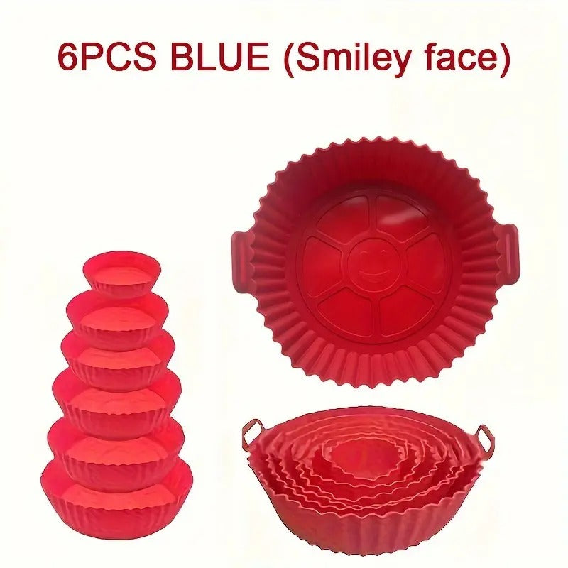 Air Fryer Silicone Pot 6 pc Set