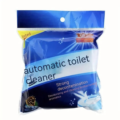 Automatic Toilet Bowl Cleaner - Powerful Deodorizing Flush Tablets for Bathroom Cleaning & Freshening