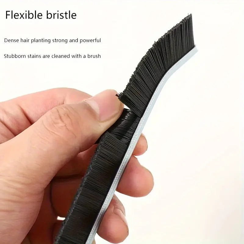 Plastic Gap Cleaning Brush,Bathroom Gap Cleaning Brush,Clean The Dead Corners Of Kitchen Tiles,Multifunctional Window Slots,Multi-Purpose Door Window Track Deep Cleaning Brush(Gap Brush)