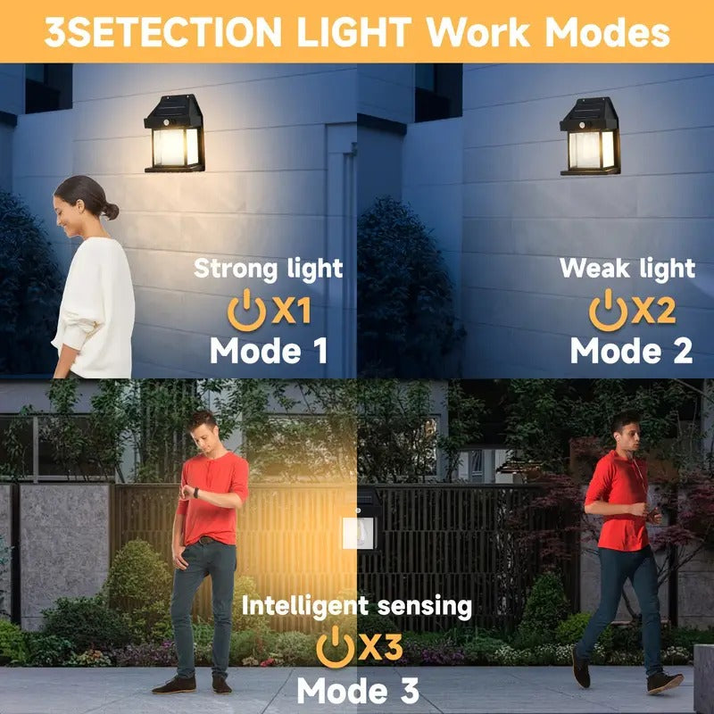 Solar motion Wall Bulb