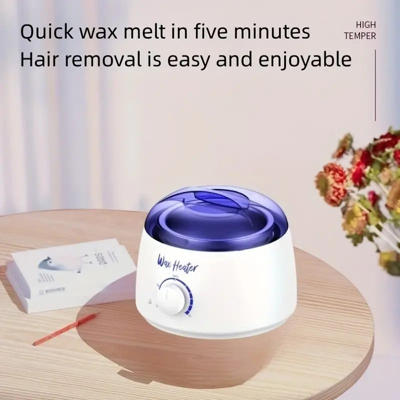 Pro Wax 100 Warmer Hot Heater With Temperature Control Professional Electric Warmer Hair Removal Kit Waxing Painless Wax Strip and Paraffing Remover for Legs Non-Stick Machine Smart Waxing Machine