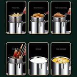 Deep Frying Pot With Basket