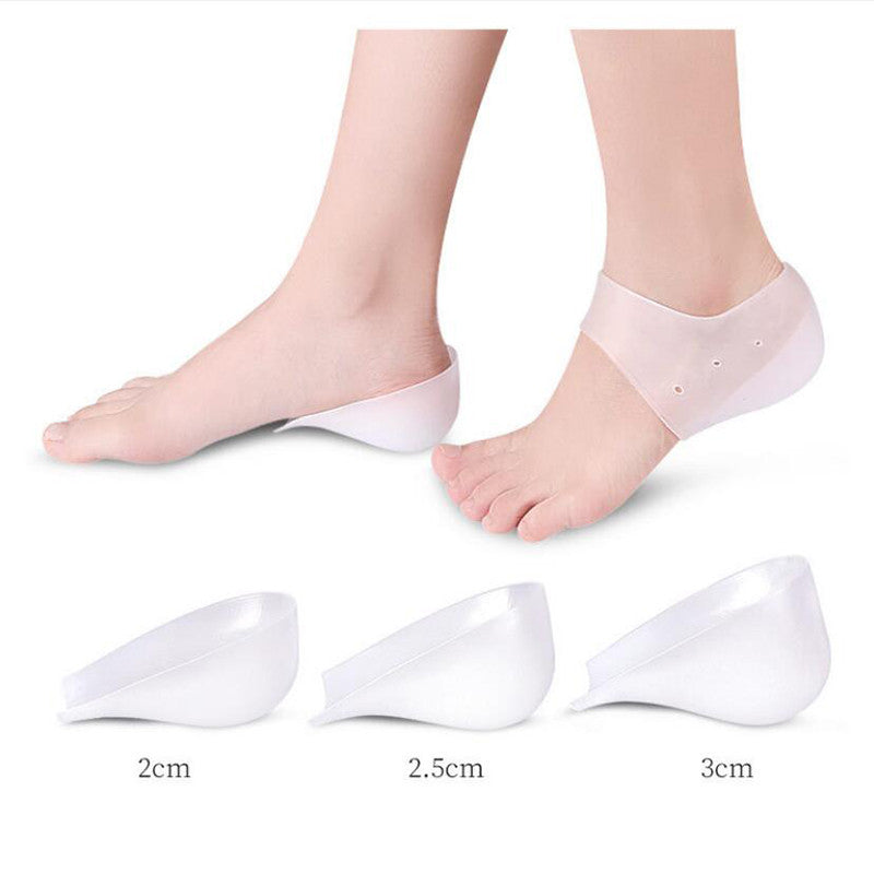 Invisible Height Increase Shoe Insoles Air Cushion 3Cm Make You Taller,Supportive Comfort Dry Hard Cracked Heels Repair Cream Foot Care Ankle Support Cushion