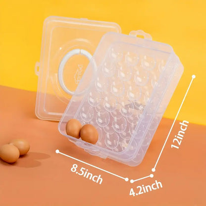 48 Grid Large Capacity Egg Box, Egg Carrier Container, Egg Storage Case, Eggs Tray Holder with Lid