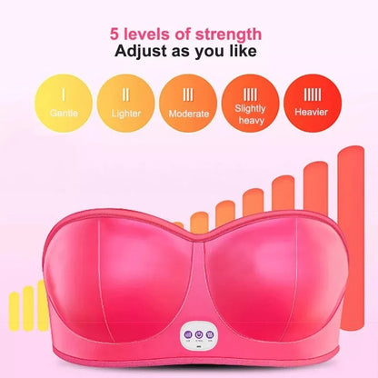 Enlargement Breast Massager Wireless Chest Enhance Vibration Massage Machine