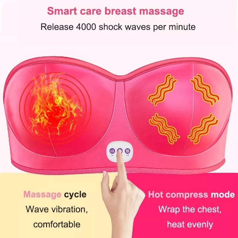 Enlargement Breast Massager Wireless Chest Enhance Vibration Massage Machine