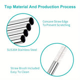 Steel Drinking Reusable Straw