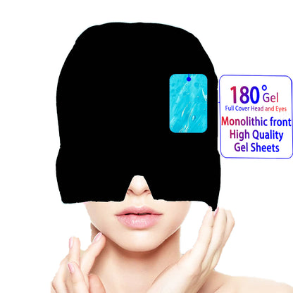 Migraine Relief Cap for Migraines, Headaches, Sinuses, Tension Relief Headache Relief Cap for Men & Women Hot and Cold Therapy Relaxing Thermax Migraine Cap, Migrane Relaxing Cap - Multicolor