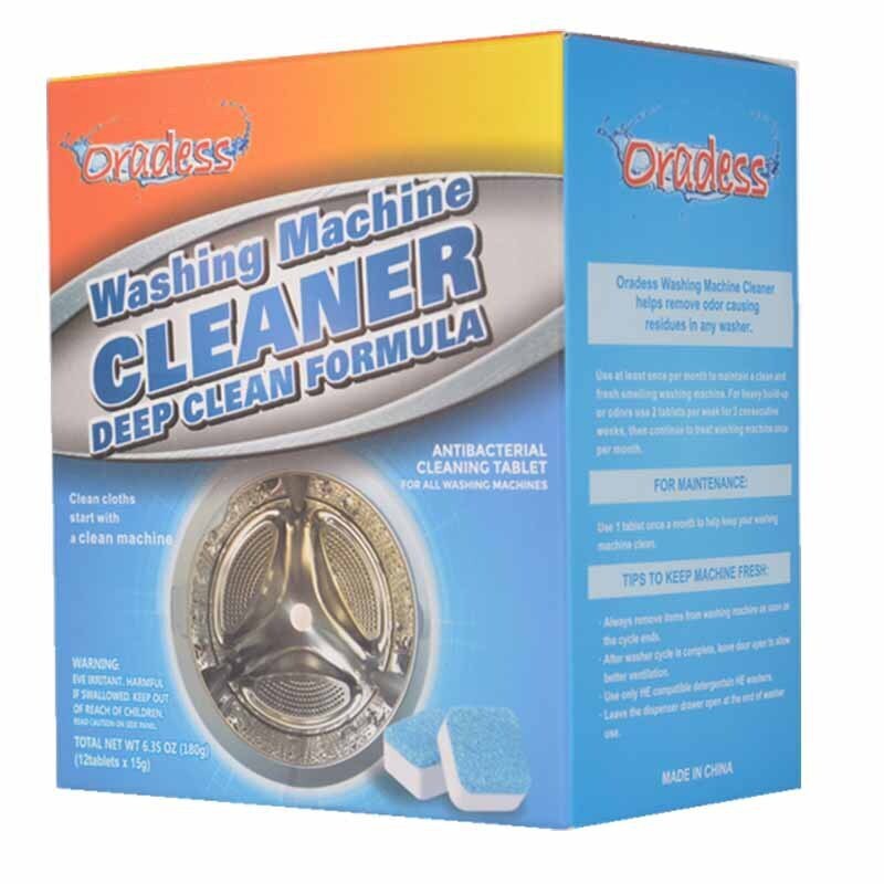 Washing Machine Deep Cleaner Effervescent Tablet for All Company Front and Top Load Machine, Descaling Powder Tablet for Perfectly Cleaning of Tub & Drum Stain Remover Washer