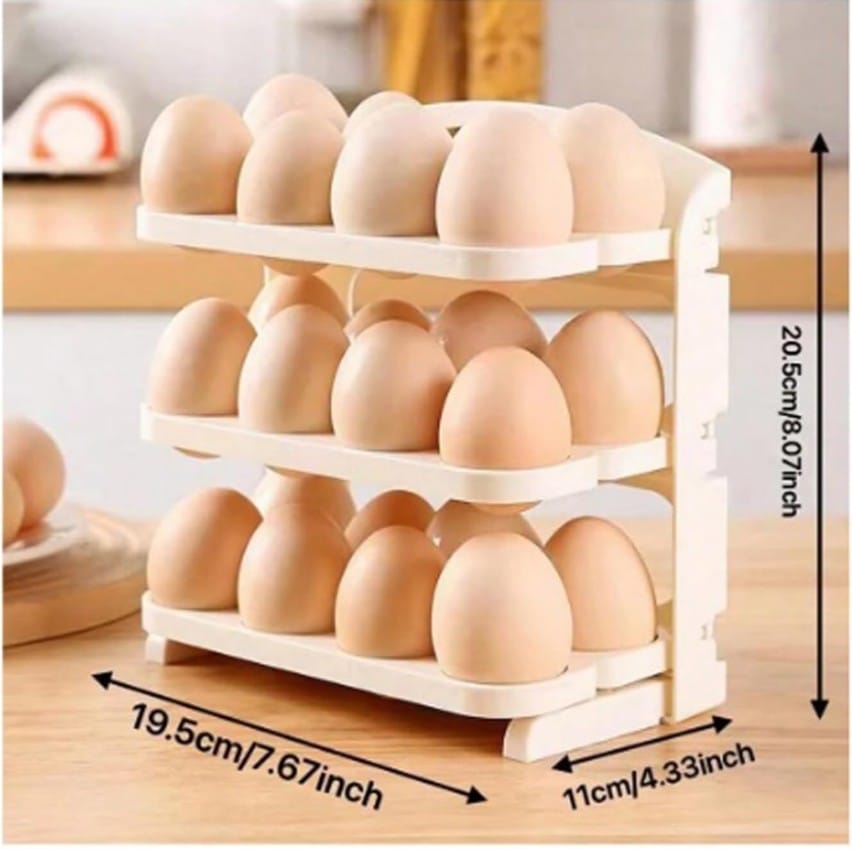 24 Egg Storage Box 3 Layer Egg Grid