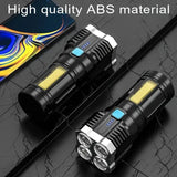 4-Core Super Bright Flashlight LED Torch