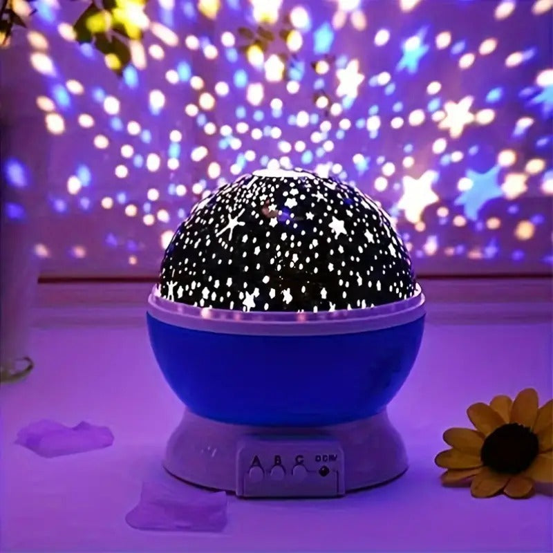 Star Master Galaxy Night Projector Lamp Ceiling Led Light 360 Rotating Colorful Lights Starry Space Projection Home Room Decoration Design, Toys Gift for Kids Boy Girl, Plastic, Multicolor