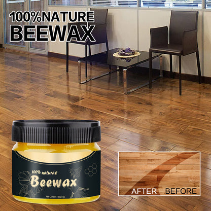 Beeswax Furniture Polish, 200 grams (Pack of 1) | Natural, Traditional, Wood Polish, Shine for Furniture, Wood, Cabinet, Wardrobe, Restoring Back Wood Shine