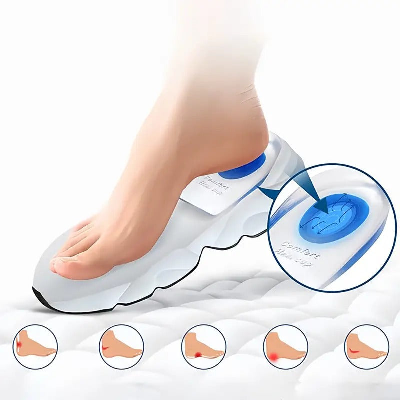 Silicon Gel Heel Cushion Insoles