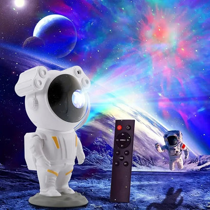 Astronaut Galaxy Star Projector with Remote Control| 360° Adjustable Light Projector Timer Kids Astronaut Nebula Night for Kids, Gifts, Gaming Room & Party