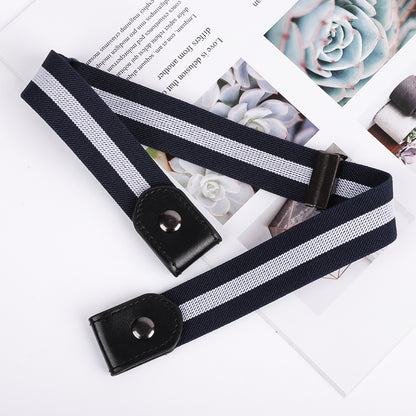 No Buckle Invisible Elastic Stretch Belt for Men/Women Fits waist 24-50in Father Day Gift