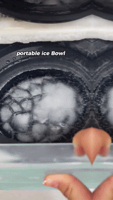 Face Bowl for Ice with Built-in Ice Tray – Collapsible Silicone Facial Ice Bath Bowl for Cold Plunge Therapy, Skin Tightening & Acne Relief – Portable Spa Tool for Home & Travel