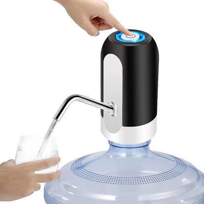 Water Dispenser, USB Charging Water Dispenser Pump Automatic Drinking Water Jug Dispenser for Universal 2-5 Gallon Office Camping Kitchen