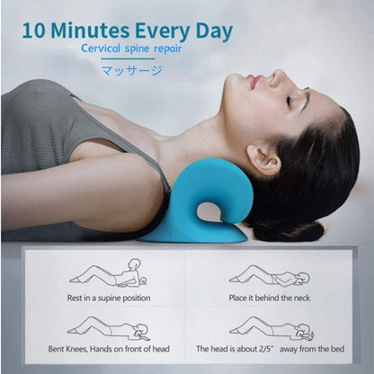 Neck and Shoulder Relaxer for Tmj Pain Relief and Cervical Traction Device for Spine Alignment | Neck Stretcher Chiropractic Pillow for Neck Pain Relief (